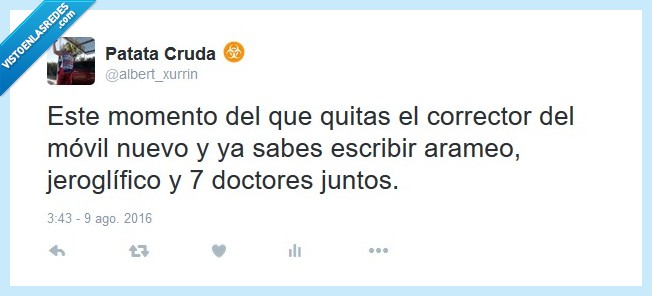 movil nuevo,corrector,medico,doctor,arameo,jeroglifico,twitter