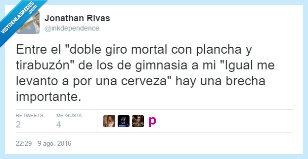 juegos,ol&iacute;mpicos,r&iacute;o,gimnasia,cerveza