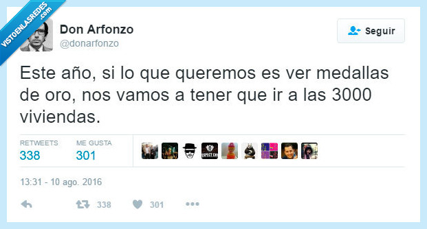 medalla,oro,olimpiada,3000 viviendas,collares