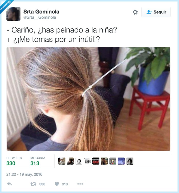 sirga,peinar,coleta,niña