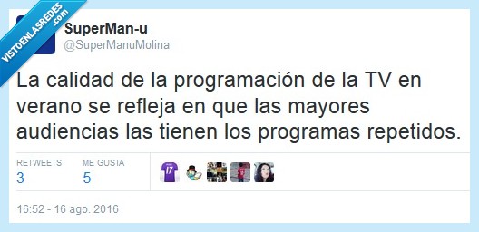 calidad,tv,programación,verano