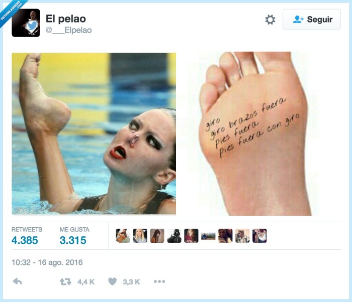 nataci&oacute;n sincronizada,jjoo,chuleta