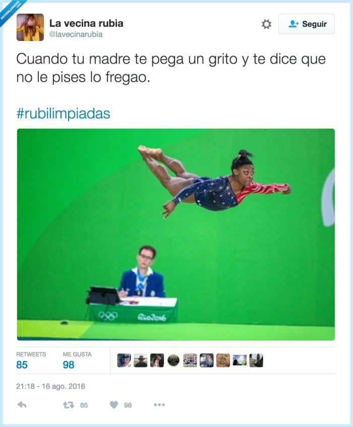 simone blise,cuidao,jjoo,gimnasia rítmica