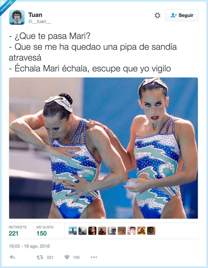 pipa,jjoo,natación sincronizada,atravesada