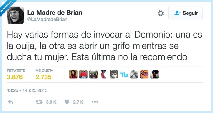 grifo,ducha,invocar,demonio,mujer