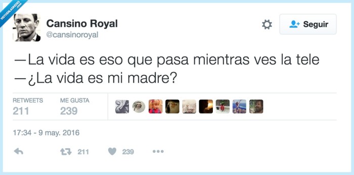 vida,pasar,delante de la tele,madre