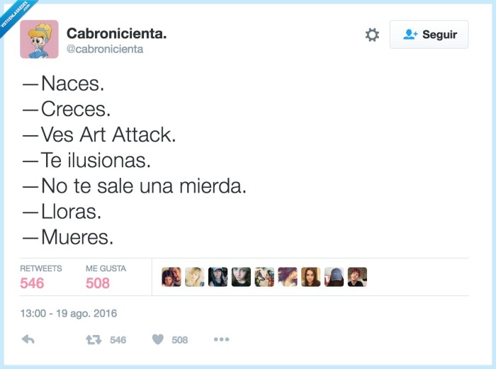 nacer,morir,art attack