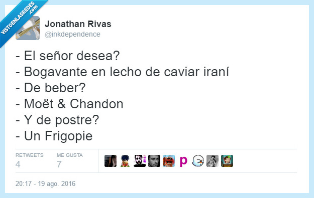 postre,helado,frigopie,fino,caviar,bogavante