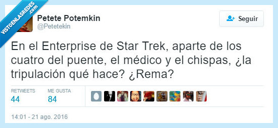Enterprise,Star trek,tripulacion,remar,medico,cuadro,puente,chispas
