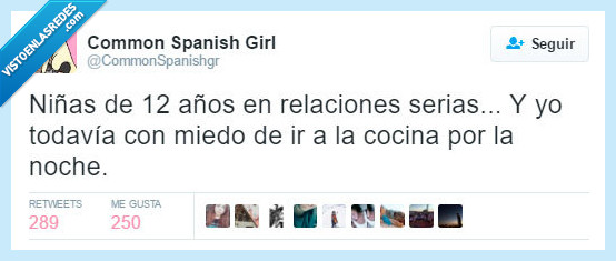 niña,doce,años,relaciones,serias,miedo,cocina,noche