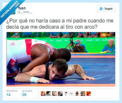 caso,madre,padre,dedicar,tiro,arco,lucha,juegos olimpicos,jjoo,olimpiadas