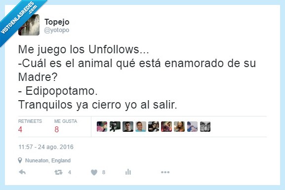 Edipo,hipopotamo,Madre,casarse,locura,Principe de Tarsis