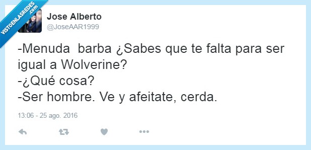 barfa,fea,mujer,wolverine,lobezno,hombre