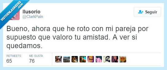 valorar,amistad,pareja,amor,quedar,soltero