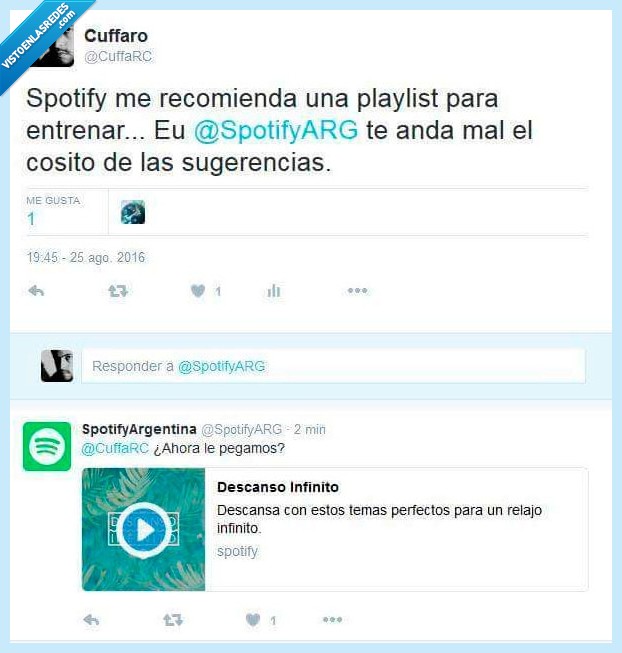spotify,demasiado,conocer,entrenar,entrenamiento,descansar,descanso,infinito