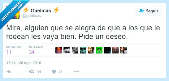 mira,alguien,alegra,alegrar,rodear,rodean,bien,deseo