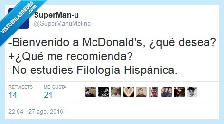 recomienda,mcdonalds,estudiar
