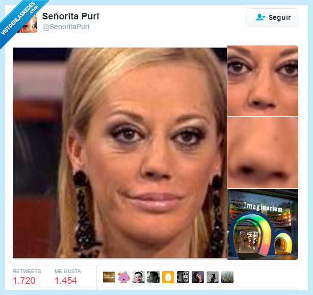 nariz,Belen Esteban,orificio,nasal,puerta,grande,pequeña,imaginarium