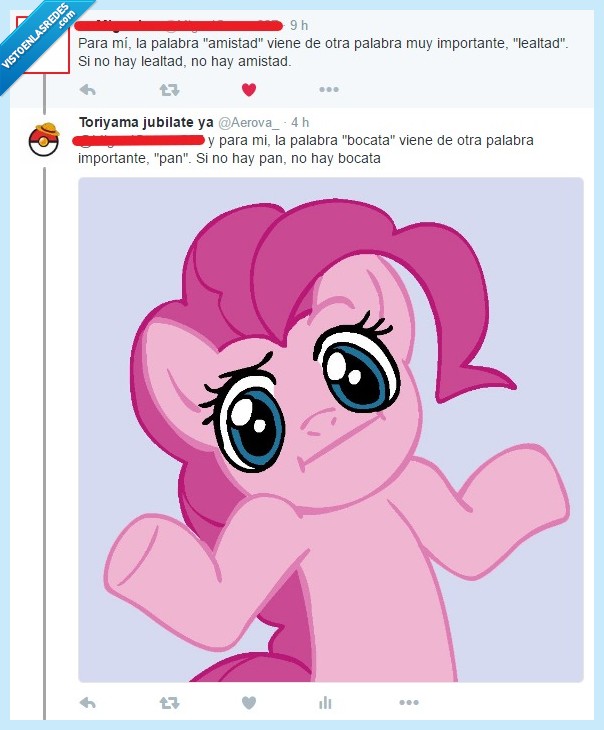 pan,bocata,amistad,lealtad,pony,mlp