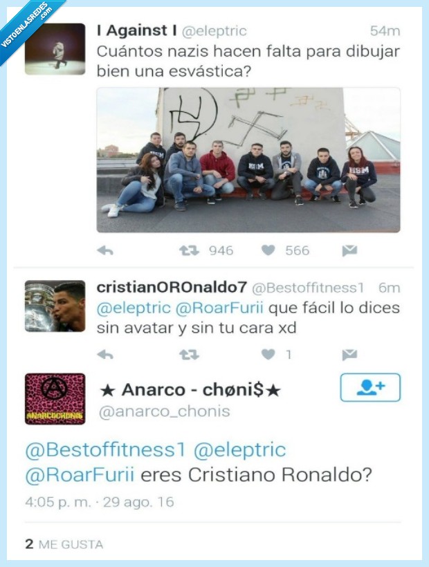 twitter,cristiano ronaldo,nazis,hogar social madrid,esvástica,dibujar