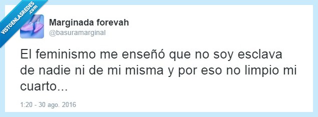 feminismo,maiamee,limpiar,cuarto,machismo
