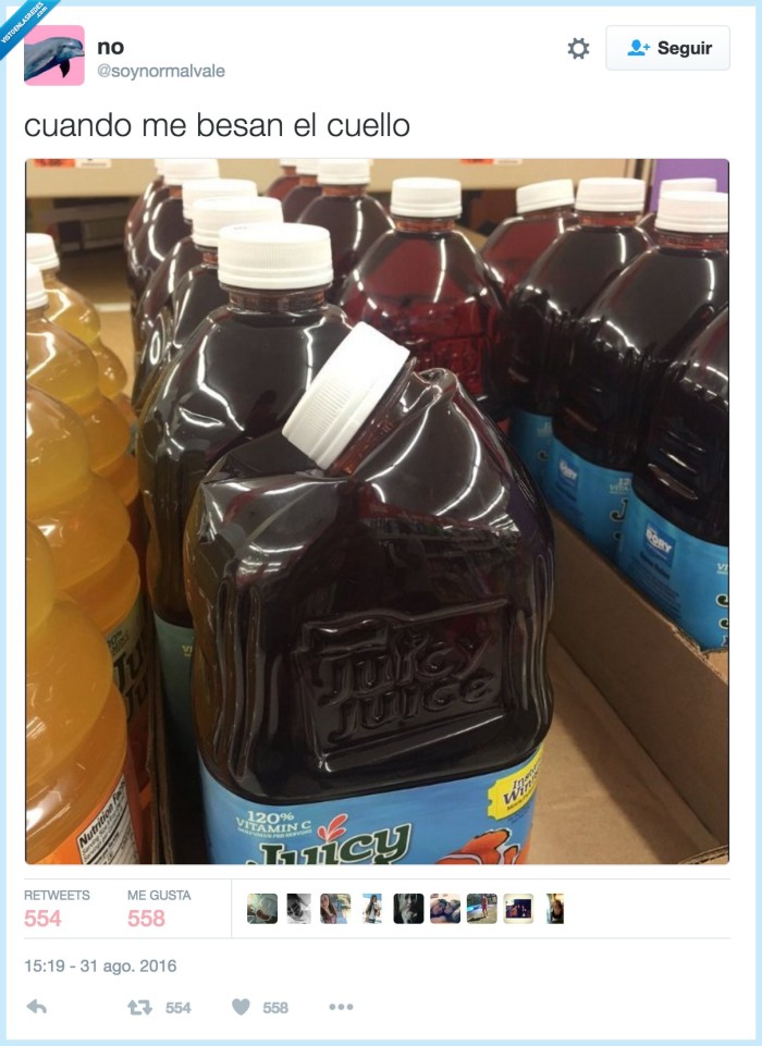 botella,arrugada,besar,cuello