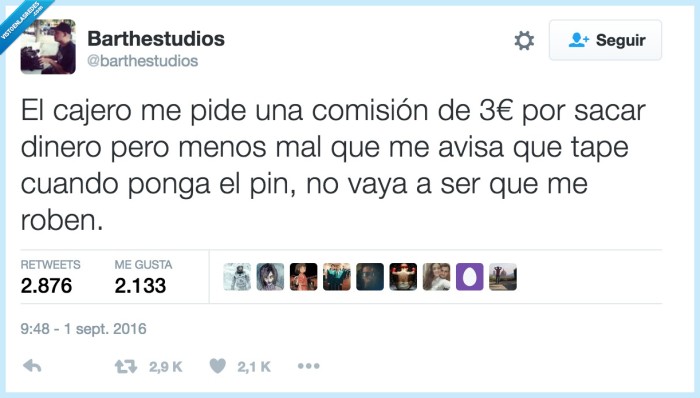 cajero,robar,comisión