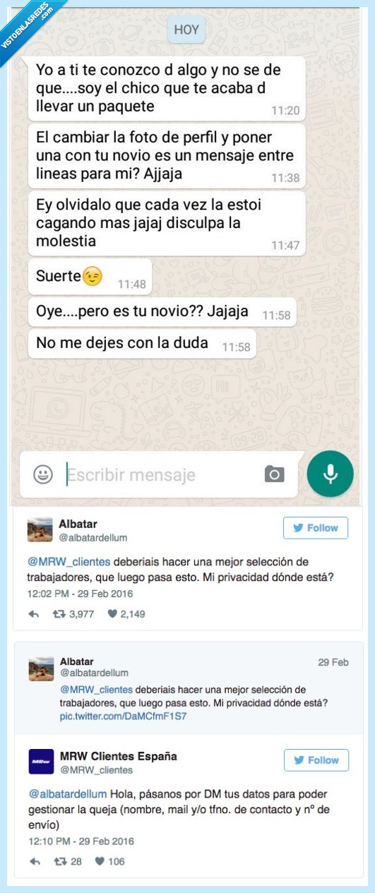 mrw,paquete,entrega,ligar,whatsapp