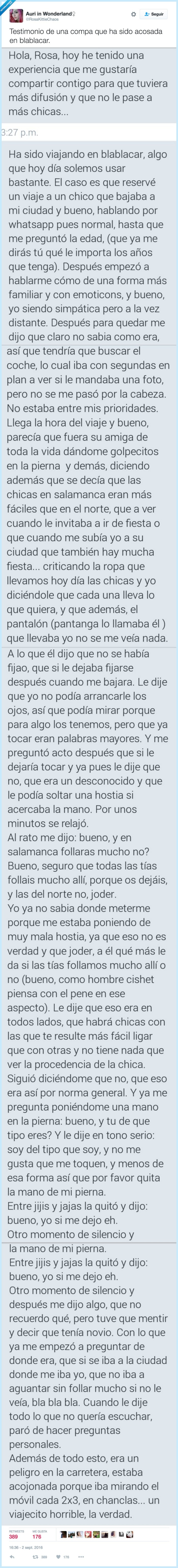 acoso,blablacar,salido