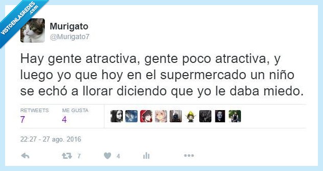 450343 - Hay gente atractiva y gente no tan atractiva, por @Murigato7
