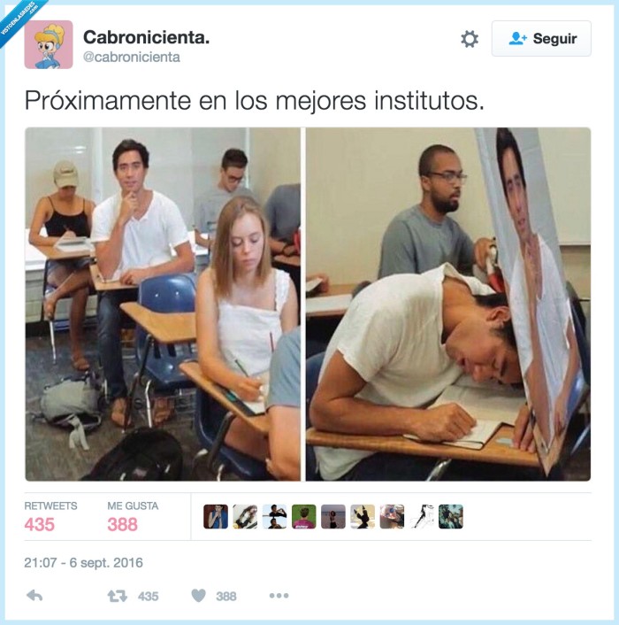 clase,disimular,dormir