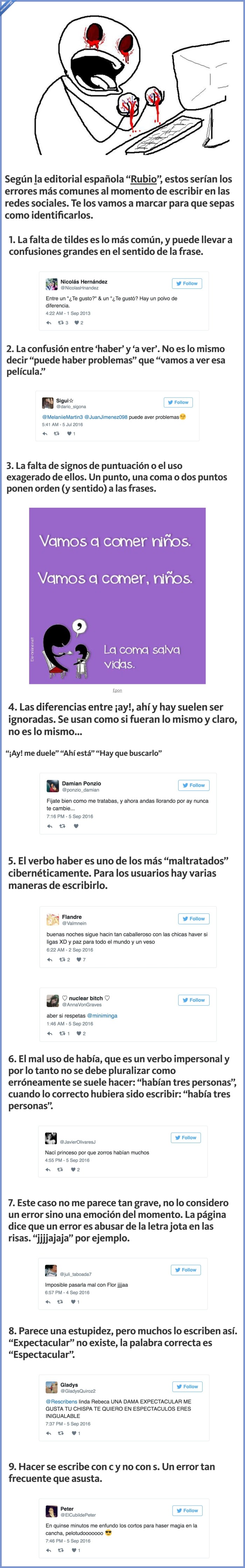 ortografía,errores,internet