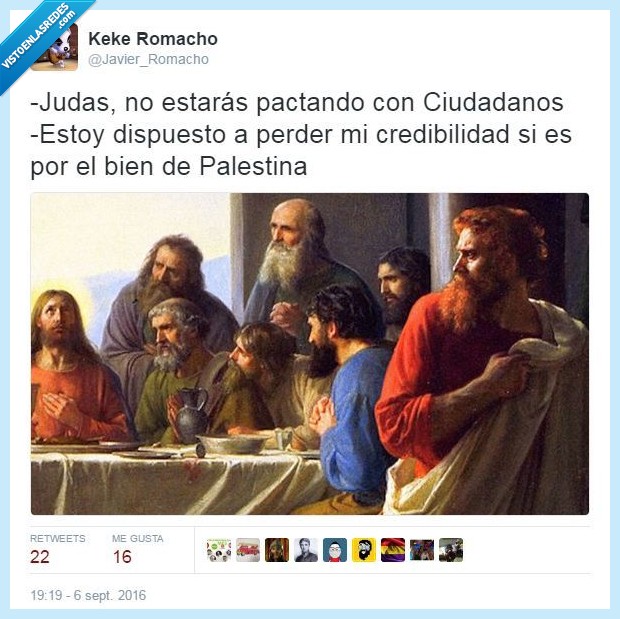 yisus,judas,ciudadanos,albert rivera