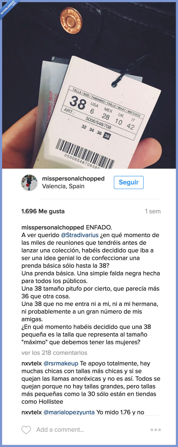 talla,faldilla,instagram