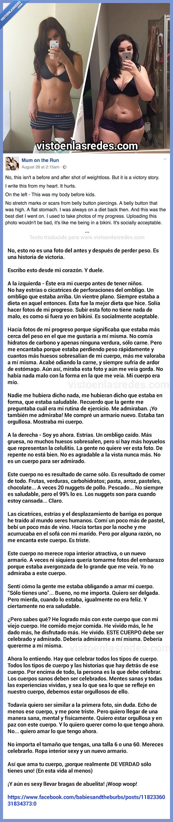 peso,quererse más,flaca,gorda,nacimiento