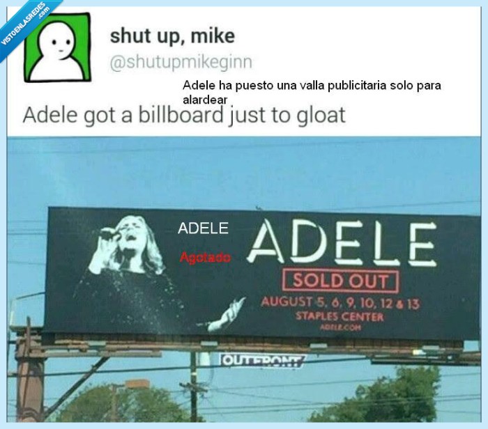 adele,fardar,valla publicitaria