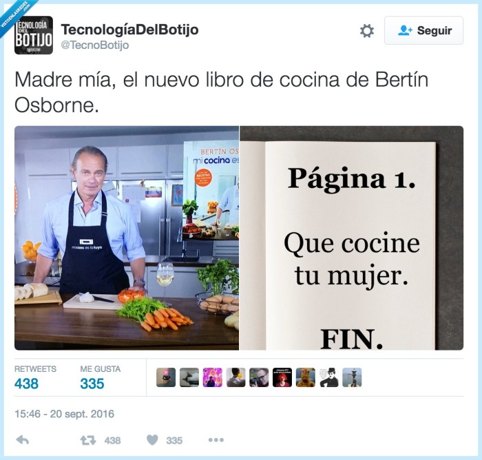 bertín osborne,libro,cocina