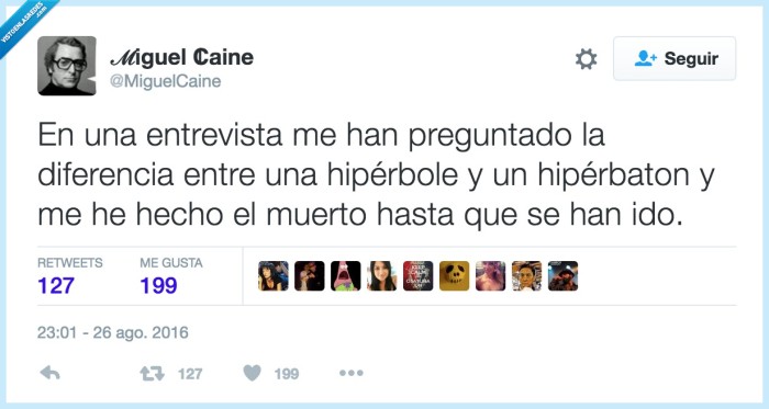 entrevista,hipérbole,muerto