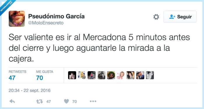 cajera,mercadona,tarde