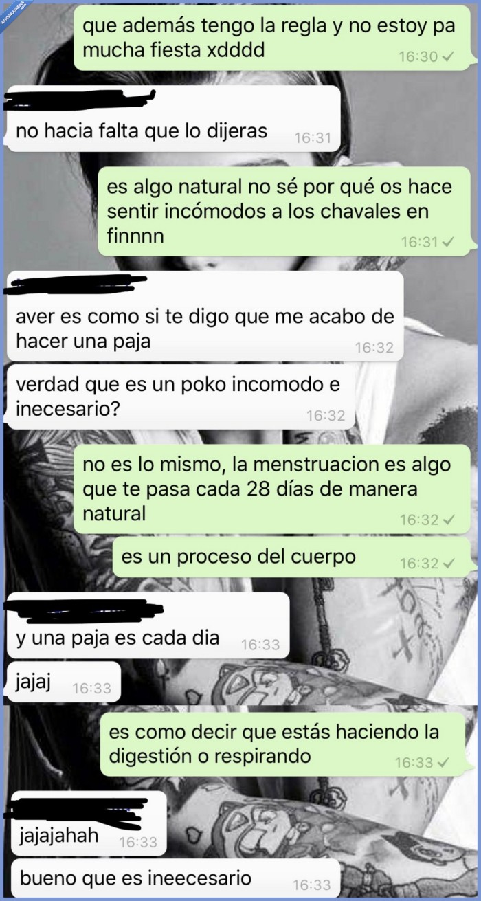 menstruación,hombres,mujeres