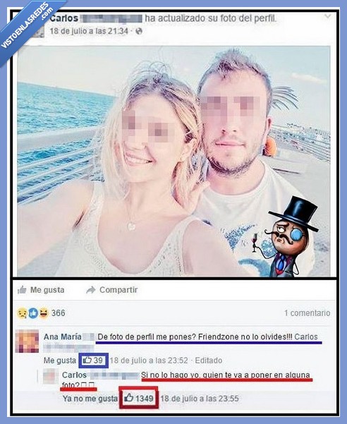 friendzone,epic win,joder,fea,facebook,foto,perfil,guia del varon