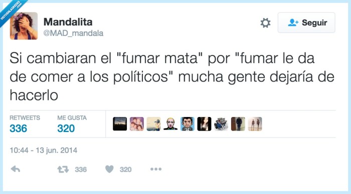 fumar,impuestos,políticos