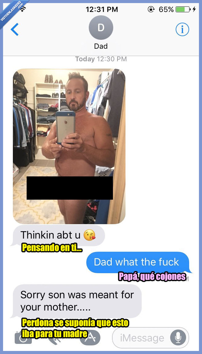 padre,foto comprometida,hijo