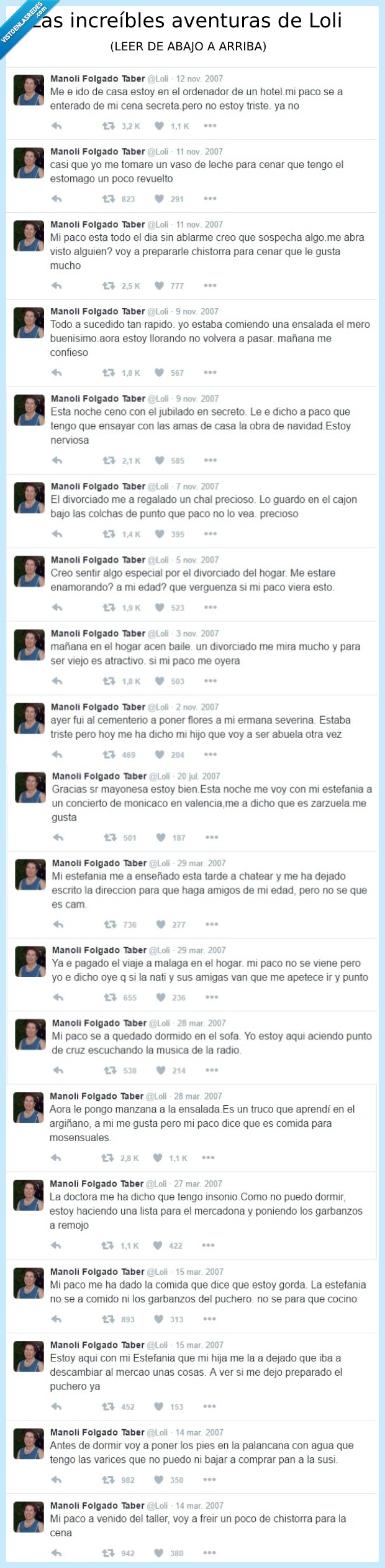 me he reído demasiado con esto,NECESITO SABER QUÉ PASÓ DESPUÉS,esta historia engancha demasiado,loli,paco,jubilado