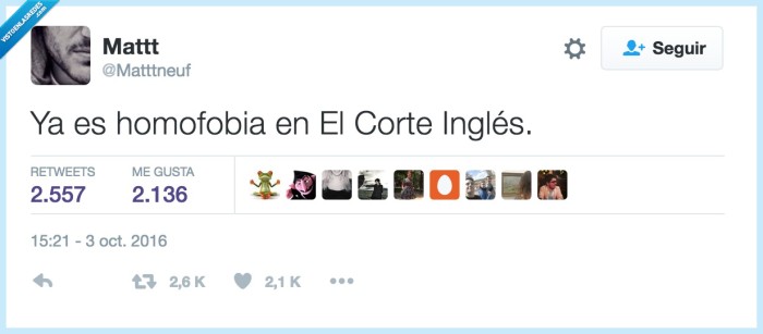 homofobia,corte inglés