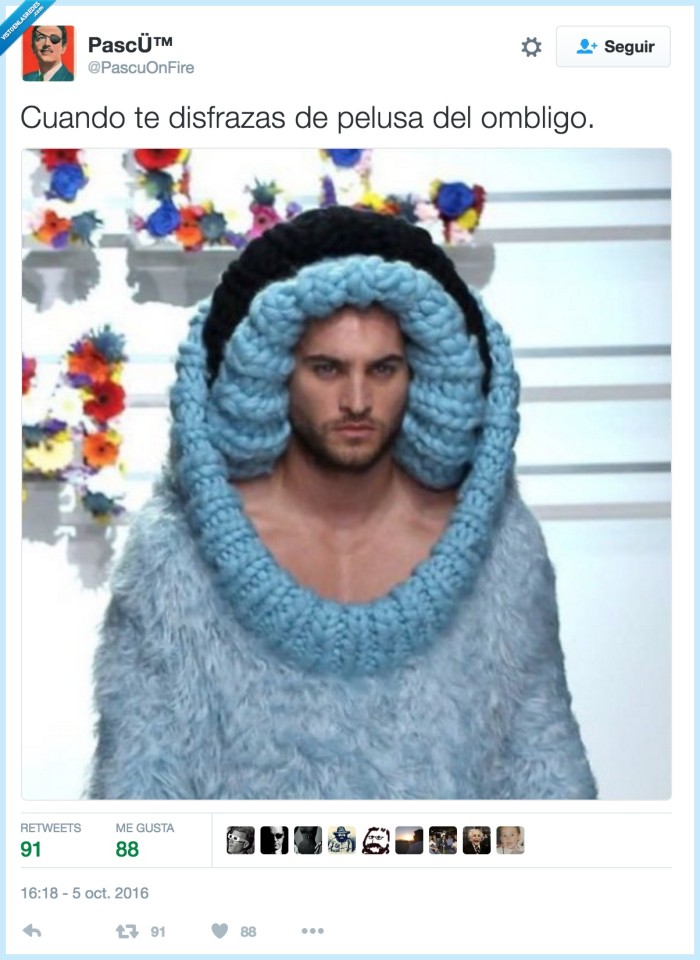 pelusa,ombligo,disfraz