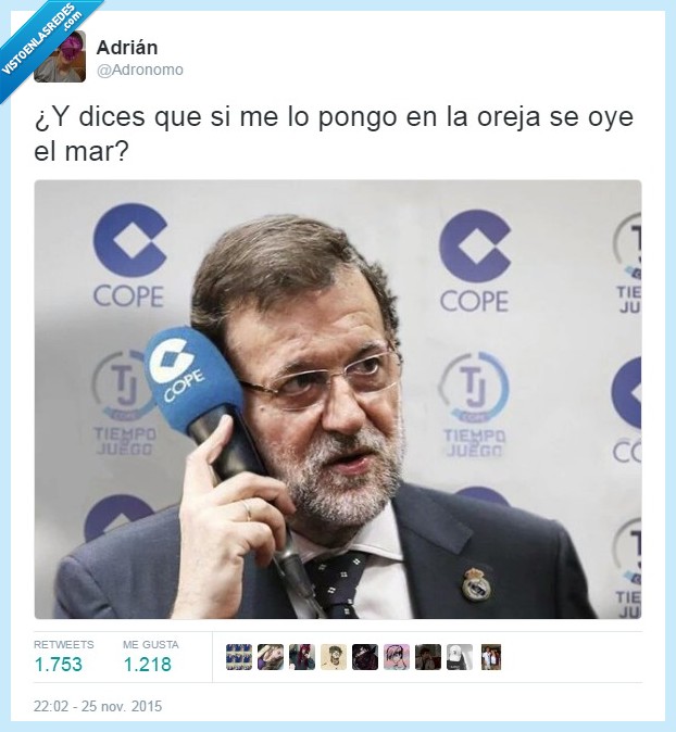 humor,twitter,Rajoy,España,COPE,radio