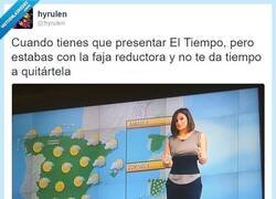Enlace a Cuando llegas tarde para presentar El Tiempo, por @hyrulen
