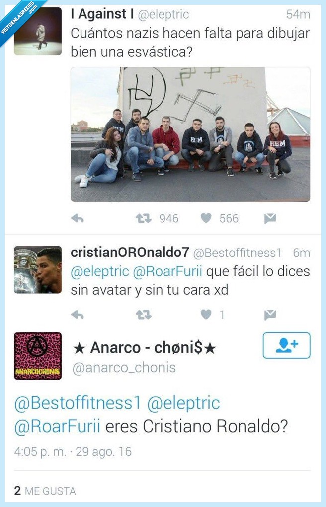 nazi,cara,cristiano ronaldo