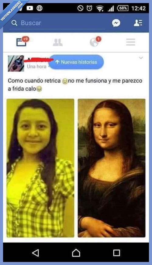 frida khalo,monalisa,parecidos